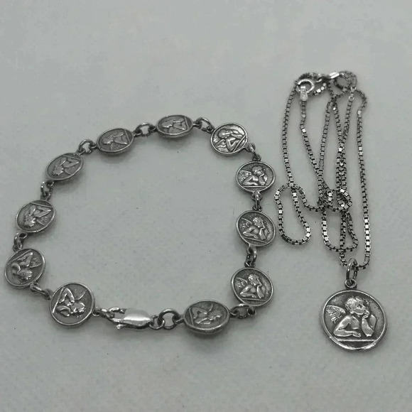 Jewelry - Sterling Angel set